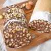 Czekoladowe salami z orzechami - włoskie "Salame del papa"