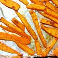 Pieczone frytki z batatów
