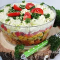 Sałatka gyros na ostro