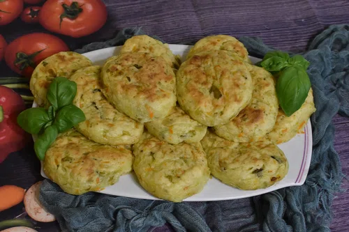 Placuszki ziemniaczane z młodą kapustą