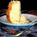 Babka Amaretto z polewą z białej czekolady (Mocno migdałowa)