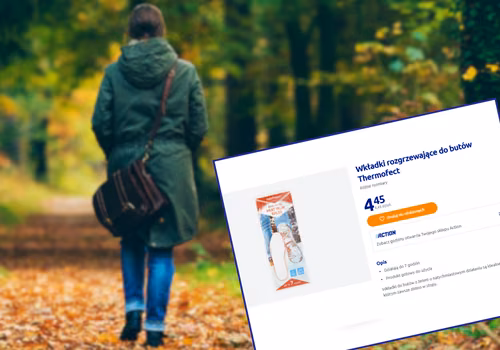 Ten gadżet z Action za 4,45 zł to hit na zimne stopy! Aż do 7 godzin ciepełka w biurze czy na spacerze bez kabli i baterii