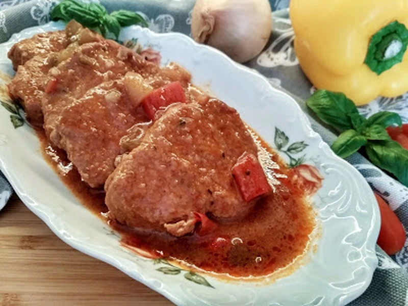 Schab w sosie po węgiersku