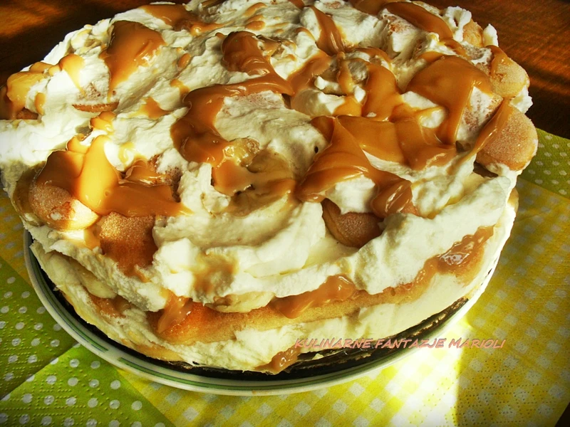 Ciasto z bananami - BEZ PIECZENIA
