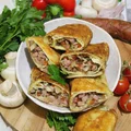 Nadziewane tortille a la krokiety
