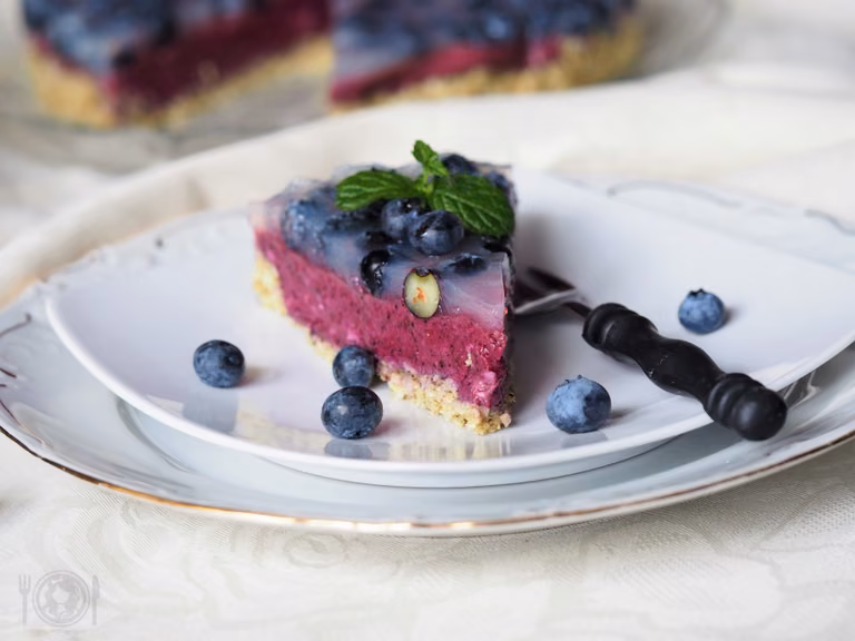 Keto desernik borówkowy (Paleo, LowCarb, Vegan, AIP) - moderncavegirl