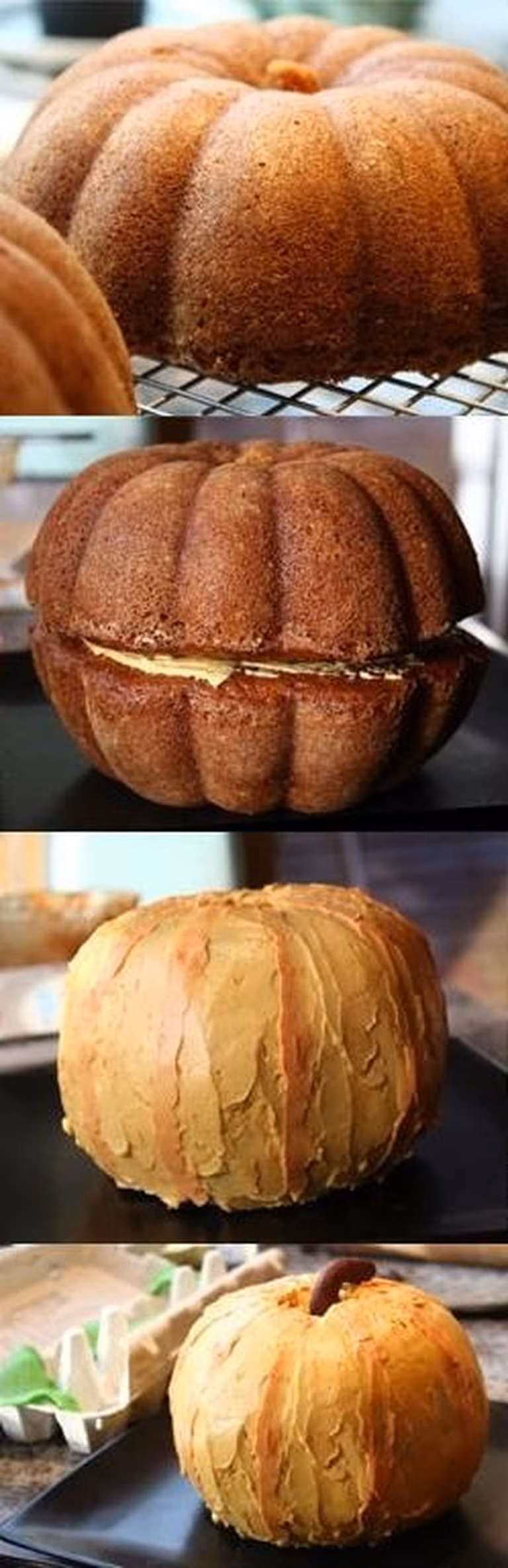 Tort w kształcie dyni