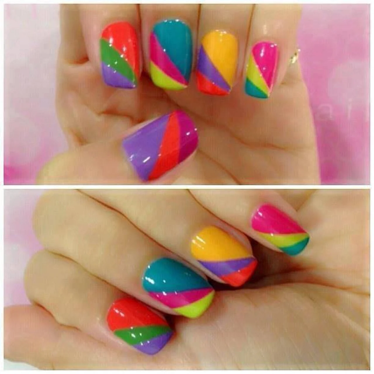 Kolorowe paznokcie :)