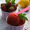 Sorbet truskawkowo-cytrynowy