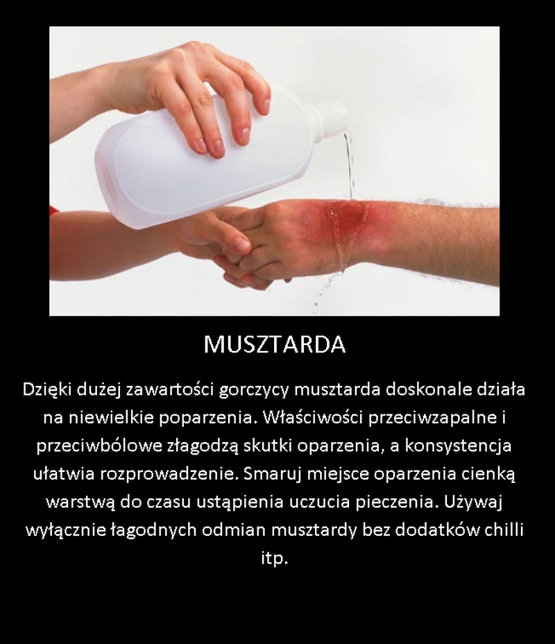 Trik na oparzenia którego nie znasz
