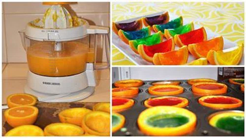 Galaretki w pomarańczy