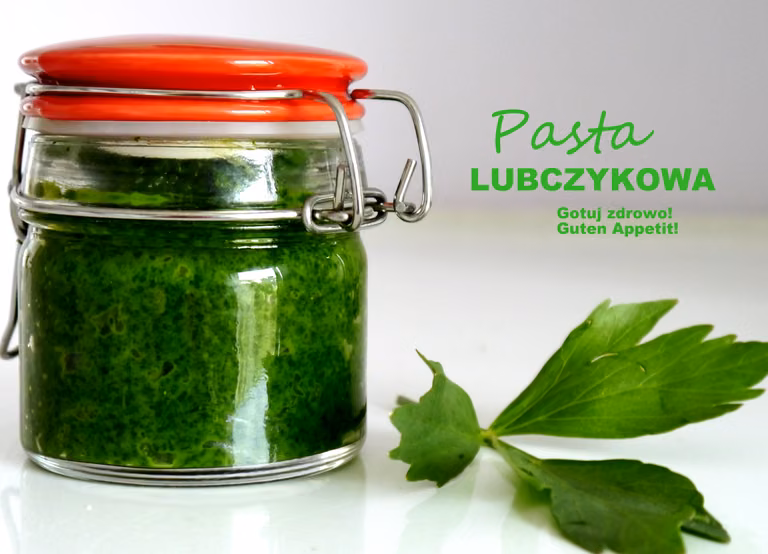 Pasta lubczykowa - maggi w słoiczkach na zimę