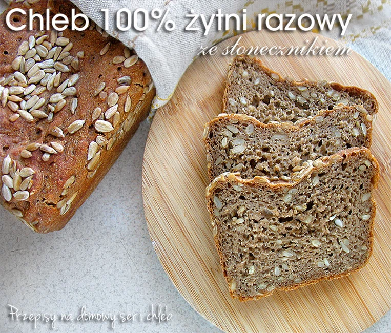 Chleb 100 % żytni razowy