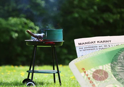 Mandat za grilla w majówkę 2026? Nawet 5000 zł w jednym przypadku!