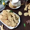 Ciasteczka kruche z czekoladą i kokosem.