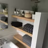 Półki w łazience