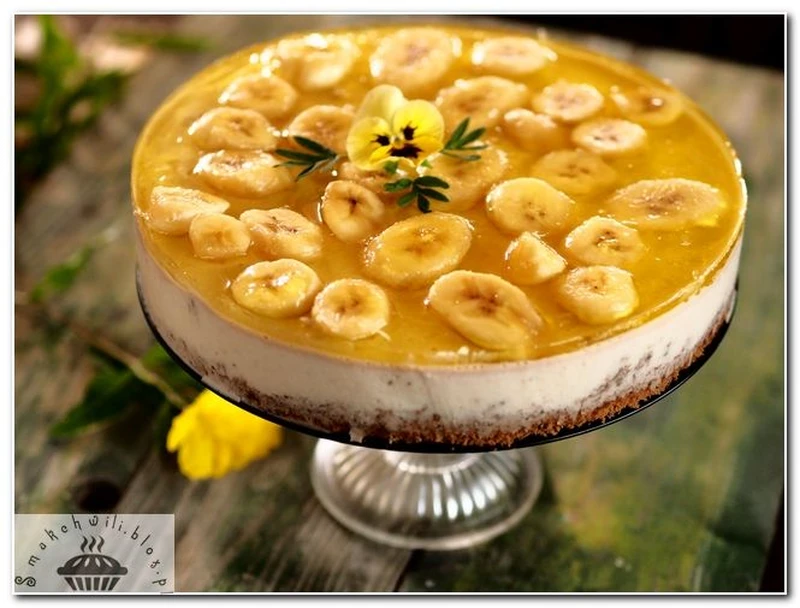 Bananowy sernik na zimno