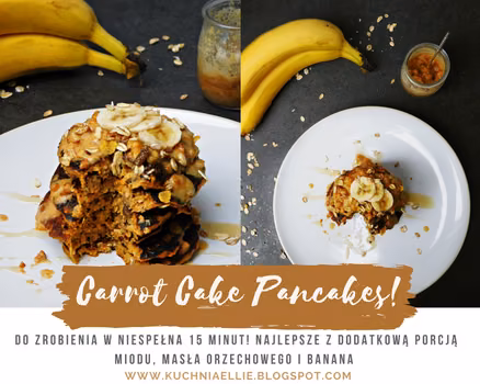 CARROT CAKE PANCAKES - MARCHEWKOWE PLACUSZKI!