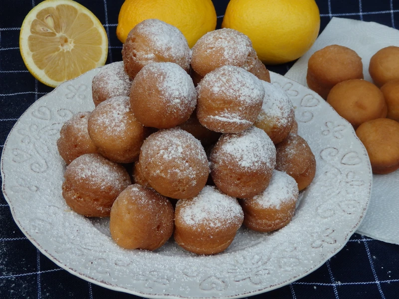 Mini pączusie cytrynowe