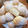 Bułeczki mleczne z kremem śmietankowym