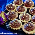 Kruche babeczki z kremem czekoladowo-pomarańczowym