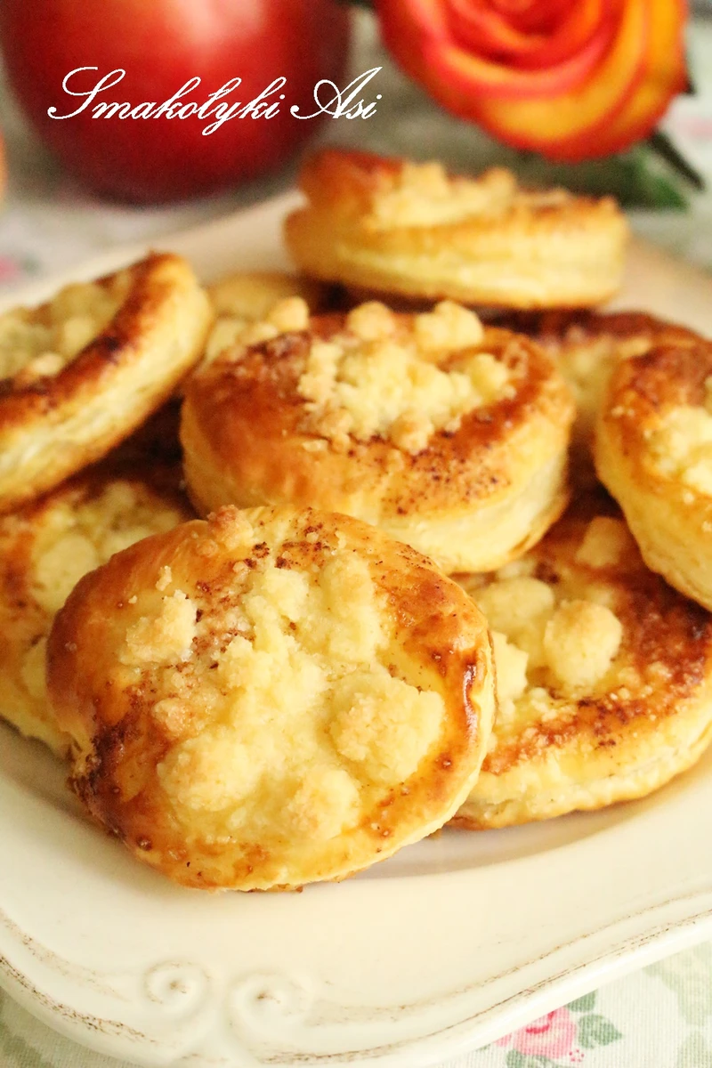Ciasteczka francuskie z kruszonką