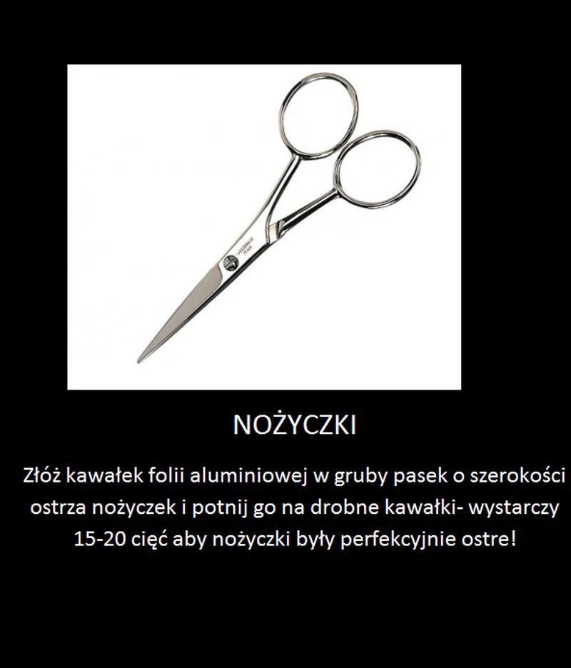 Ekspresowe zaostrzenie nożyczek