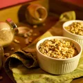 Owsiane jabłkowo-orzechowe crumble