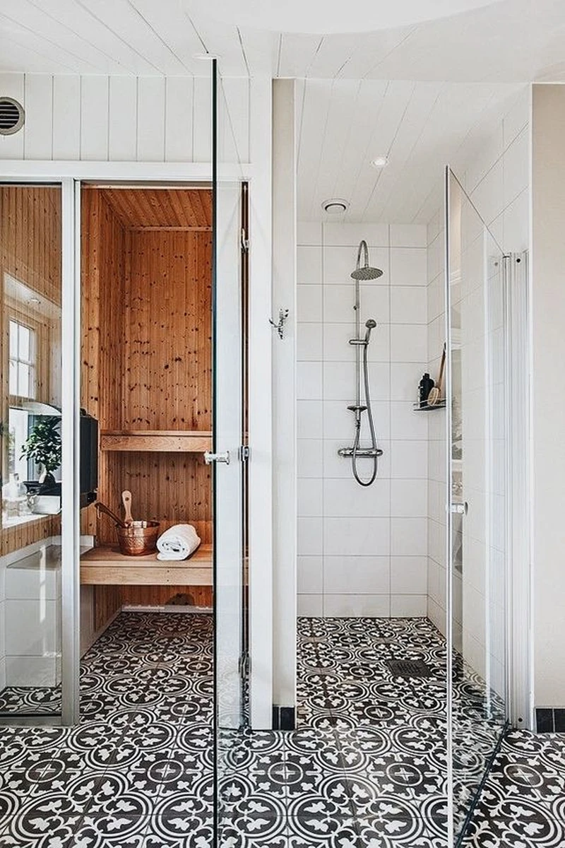 Sauna w łazience