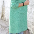 Miętowy sweter