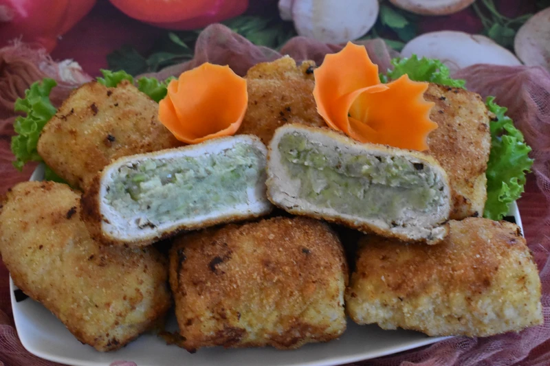 Kopertki schabowe z bobem