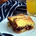 Pudding z sucharków ze śliwkami
