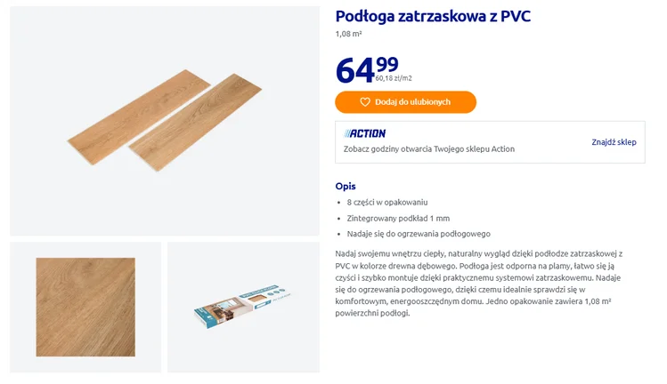 Zdjęcie Te panele z podkładem z Action za 65 zł odmienią salon w godzinę! Ciepły odcień dębu, idealne do podłogówki i położysz je sama #1