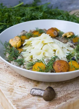 Zupa grzybowa z leśnych grzybów