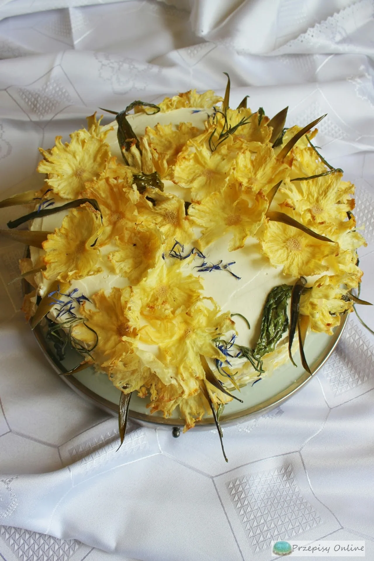 Tort z ananasem