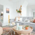Pastelowy salon