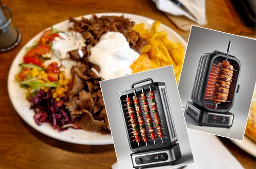 Ten sprzęt do domowego kebaba robi furorę! Obrotowy rożen i mniej tłuszczu, a cena od 169 zł to gratka dla fanów gyrosa