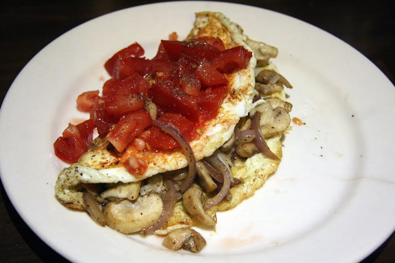 Zdrowy omlet z białek