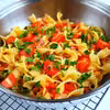 TAGLIATELLE Z SZYNKĄ I POMIDORAMI