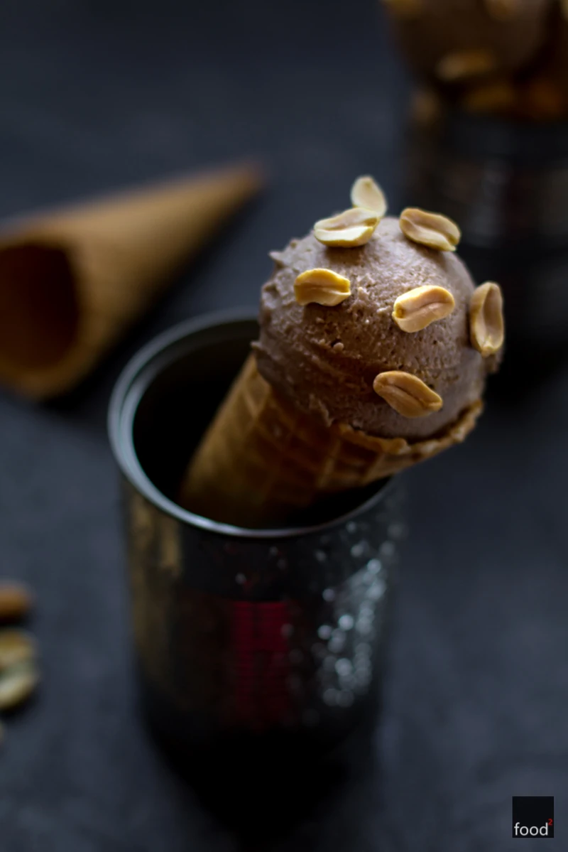 Fit lody bananowe z masłem orzechowym