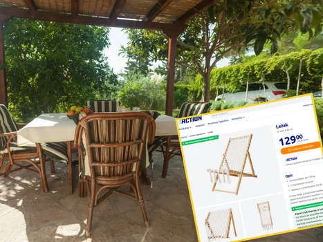 Balkon i taras jak z Instagrama za 129 zł! Bambusowy leżak z Action to najgorętszy hit tego sezonu!