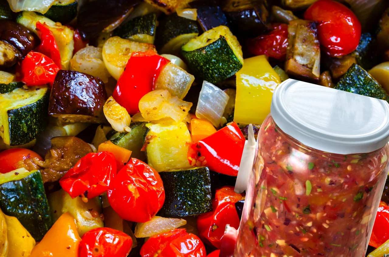 Leczo z piekarnika do słoików na zimę – najprostszy przepis bez pasteryzacji i smażenia!