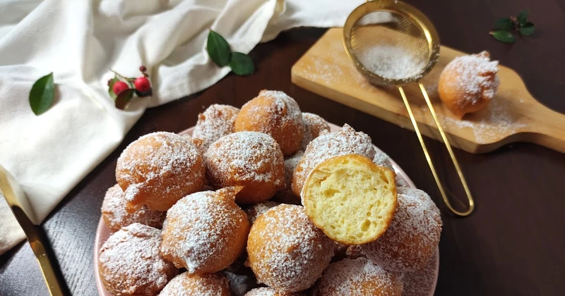 Niby pączki na serku waniliowym.