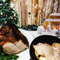 PIECZONA SZYNKA NA KANAPKI W PRZYPRAWACH Z PIEKARNIKA