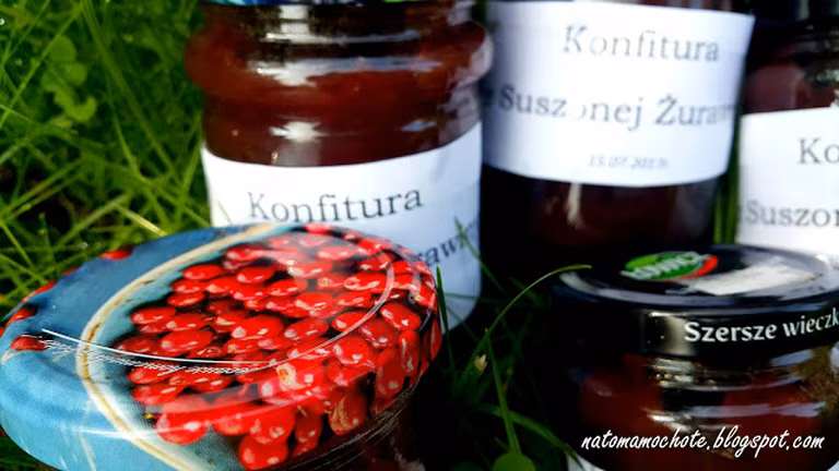 Konfitura z Suszonej Żurawiny