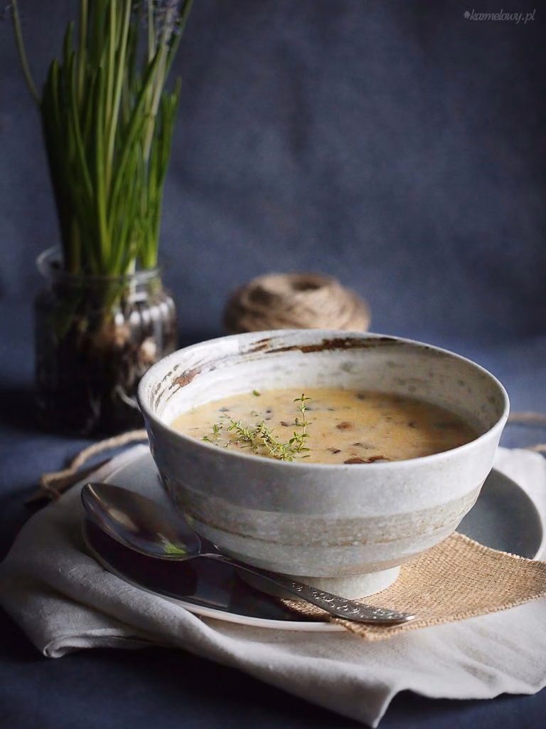 Zupa grzybowa z brie
