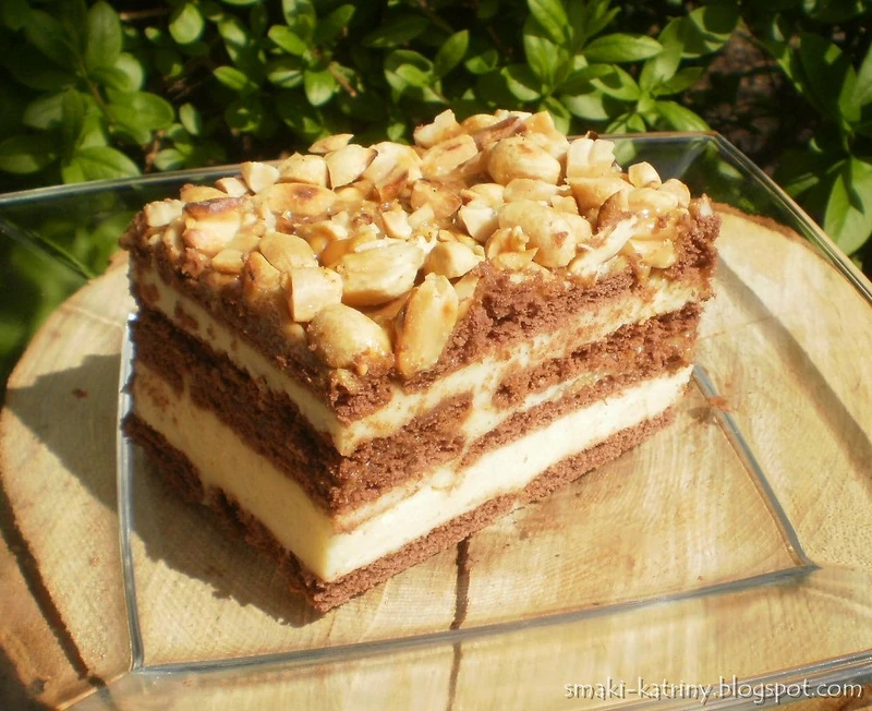 Pyszne ciasto Snickers bez pieczenia z mlekiem w proszku :-)