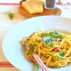 Makaron carbonara (prawie!) z rukolą