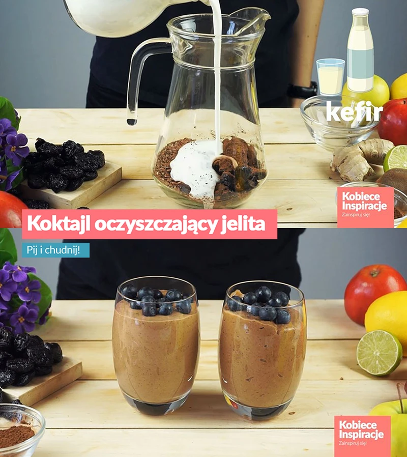 Koktajl oczyszczający jelita - Pij i chudnij!
