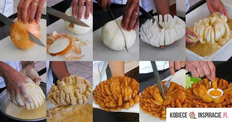 Smażona cebulka